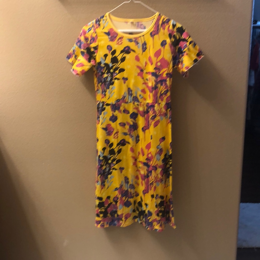 Multi color flower dress